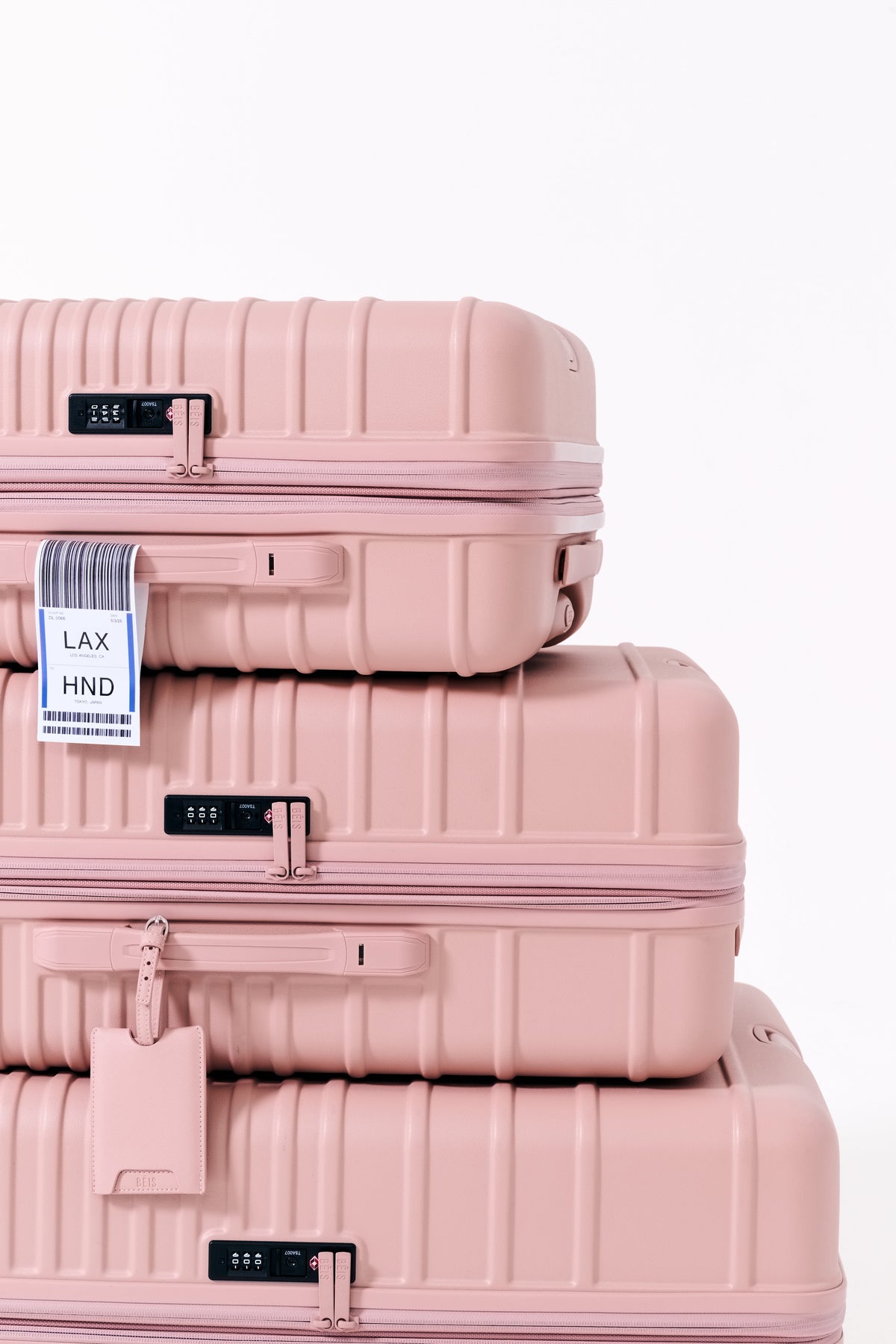 Das Gepäckanhänger in Atlas Pink