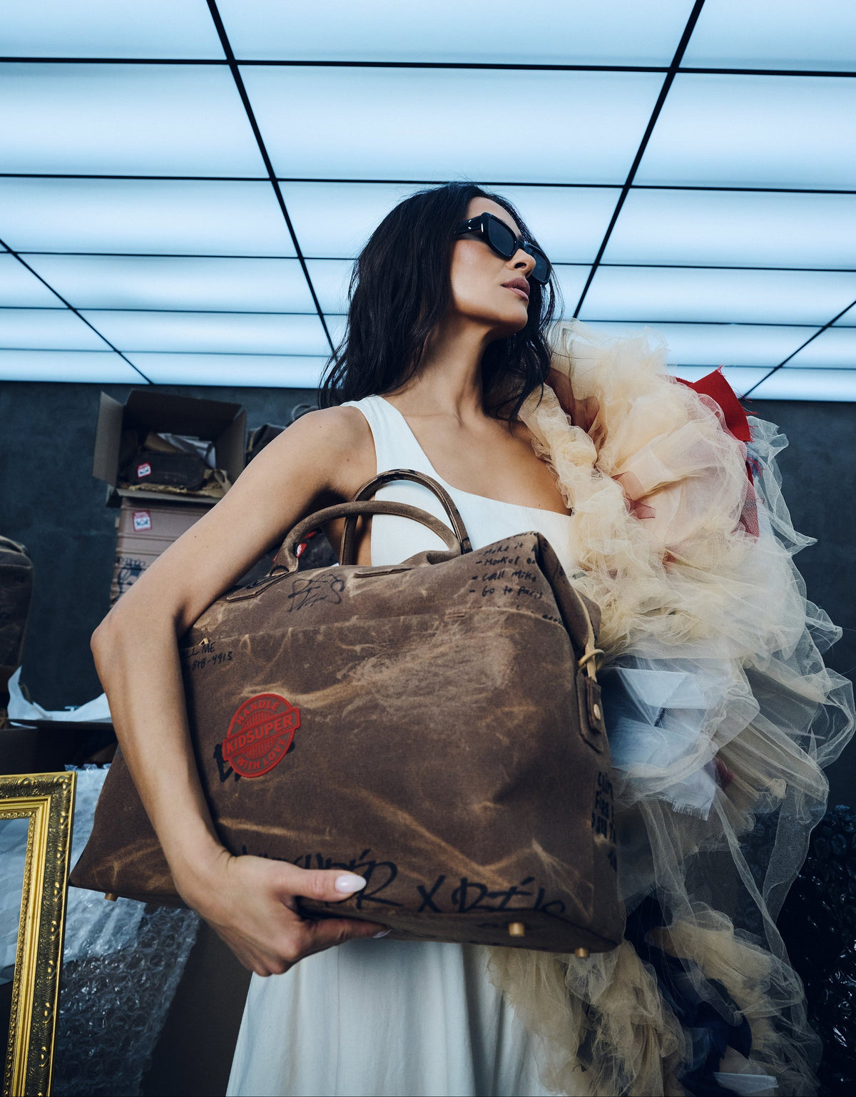 BÉIS x KidSuper Die Carryall Reisetasche in Cargo