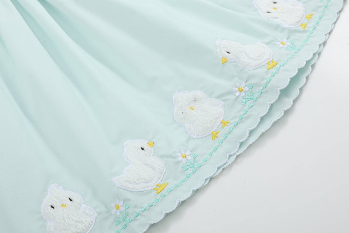 Kleid „Misty Blue Fuzzy Chickies“