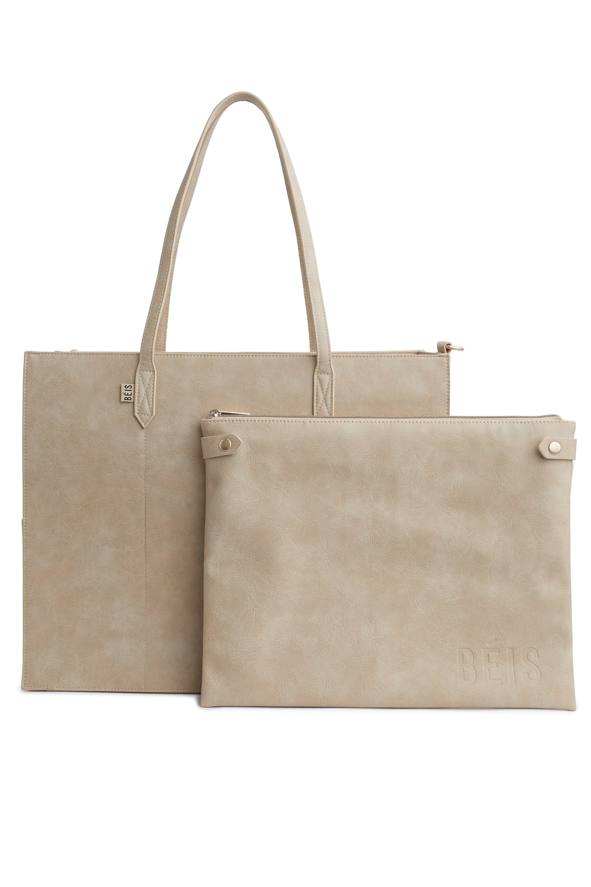 Die große Tragetasche in Beige