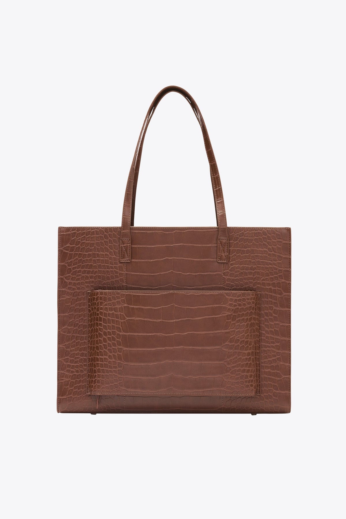 El bolso tote grande en Maple Croc