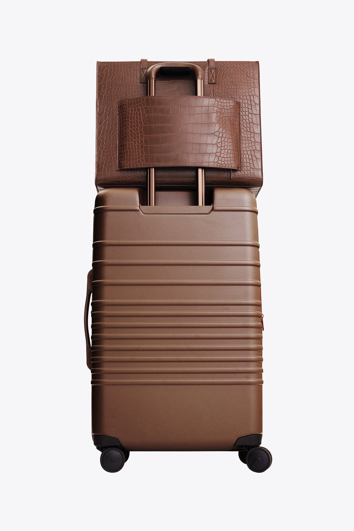 El bolso tote grande en Maple Croc