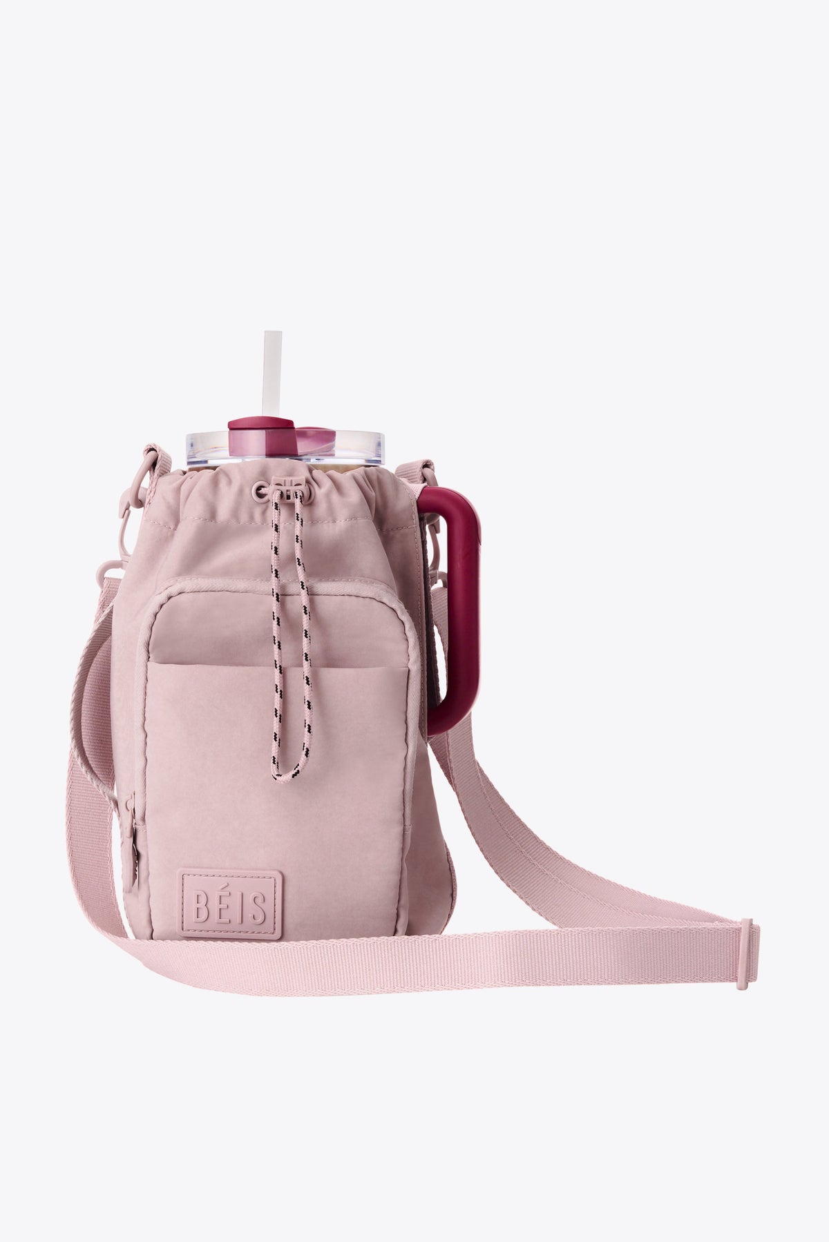 El soporte magnético para botella de agua en rosa Atlas