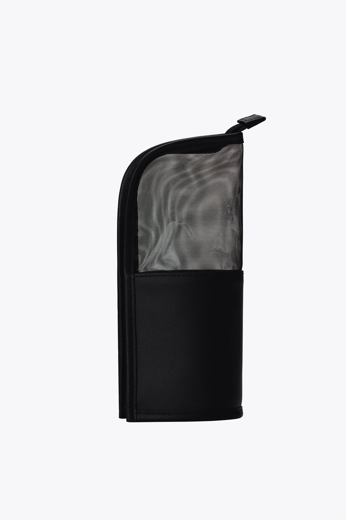 La trousse à pinceaux de maquillage noire