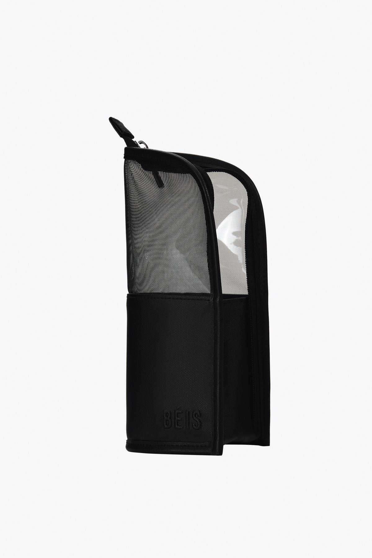 La trousse à pinceaux de maquillage noire