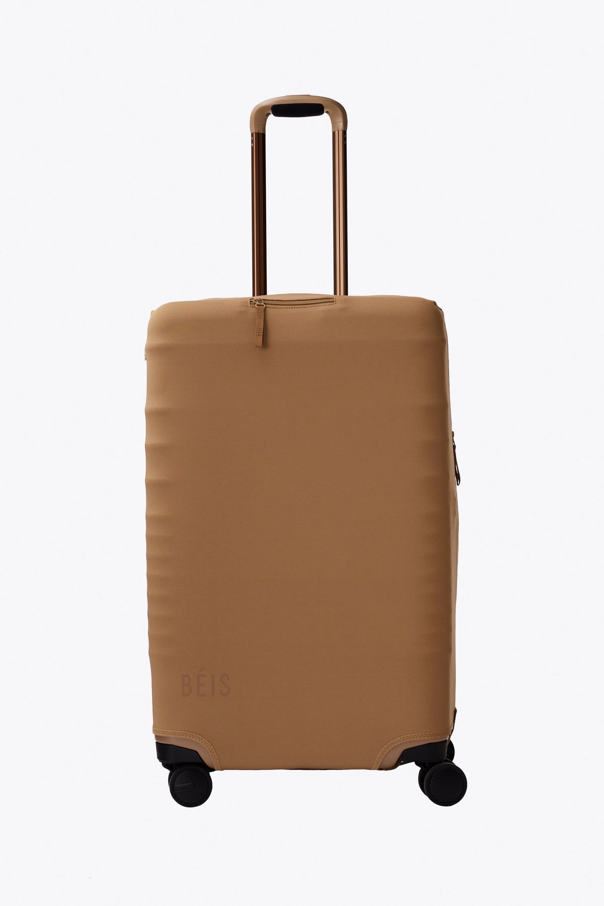 Der mittlere Kofferüberzug für Aufgabegepäck in Camel