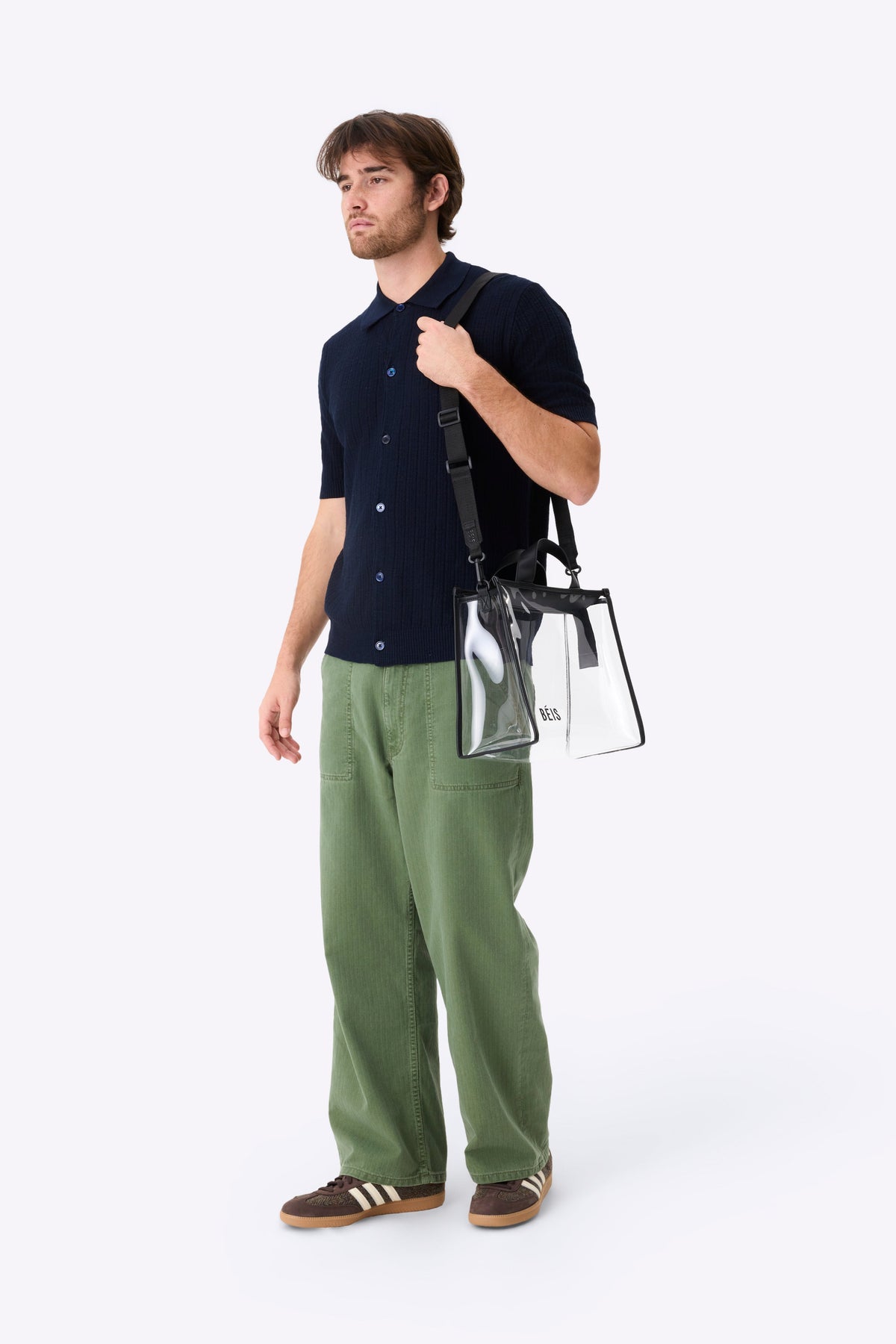 La Stadium Tote in Nero