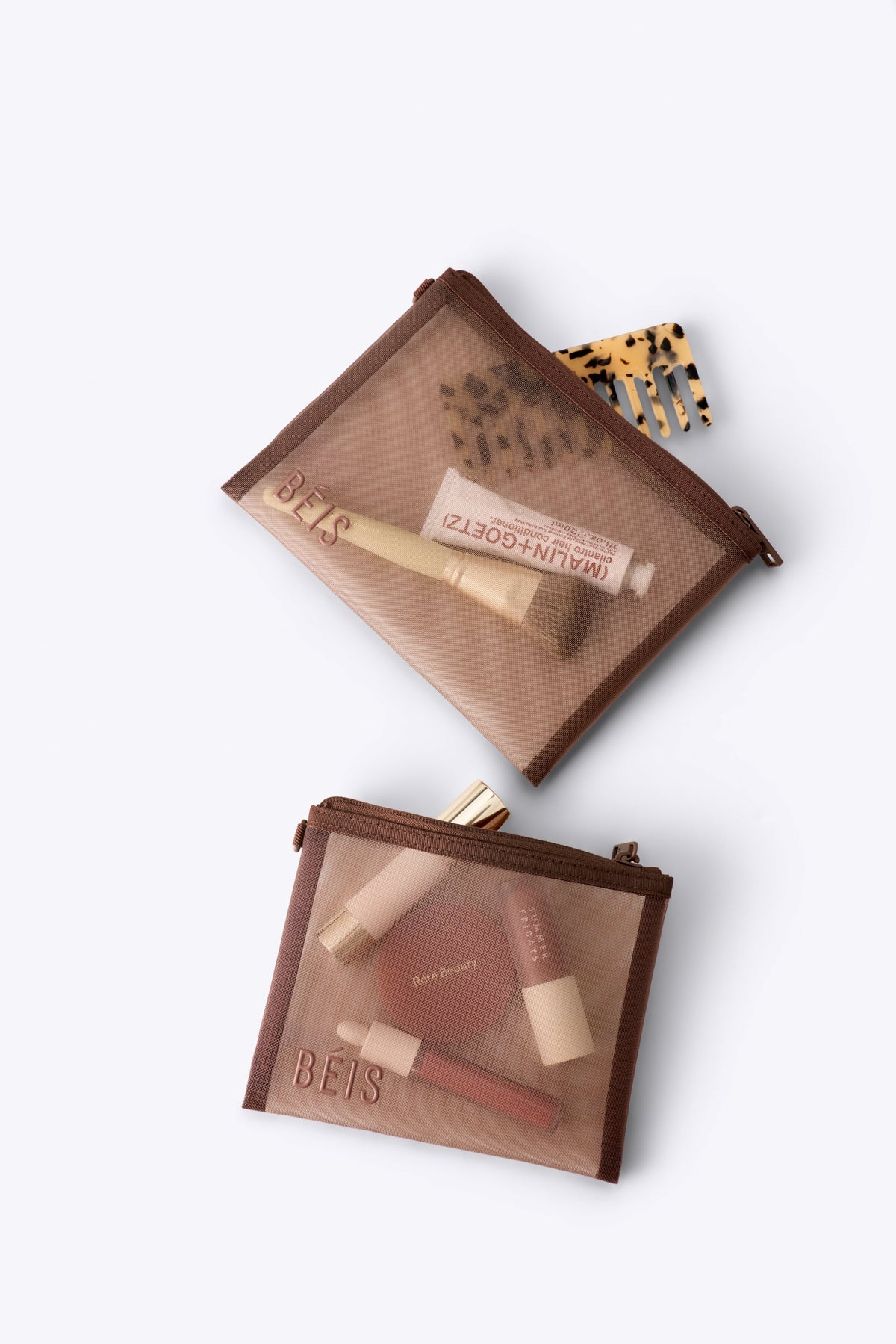 Das Mesh Pouch Duo in Ahorn