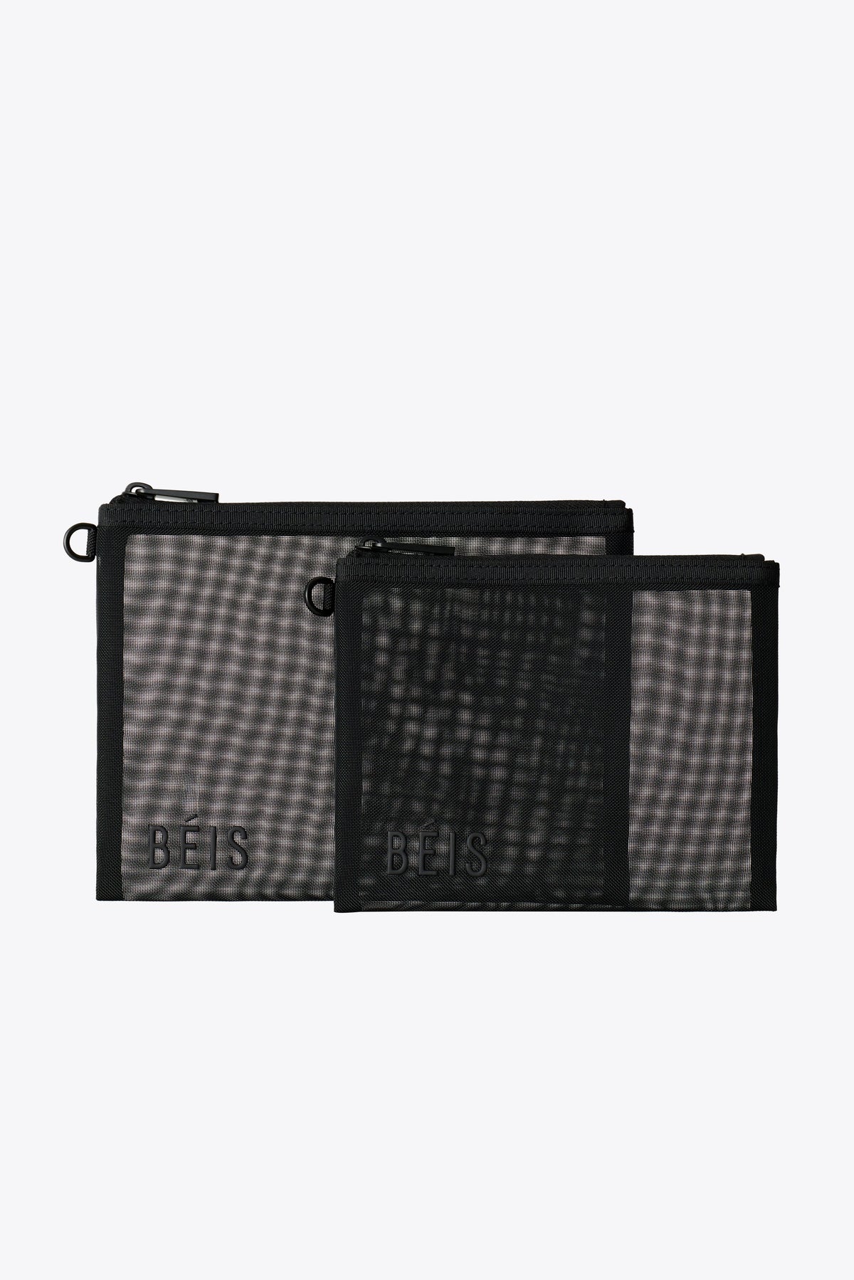 Das Mesh Pouch Duo in Schwarz