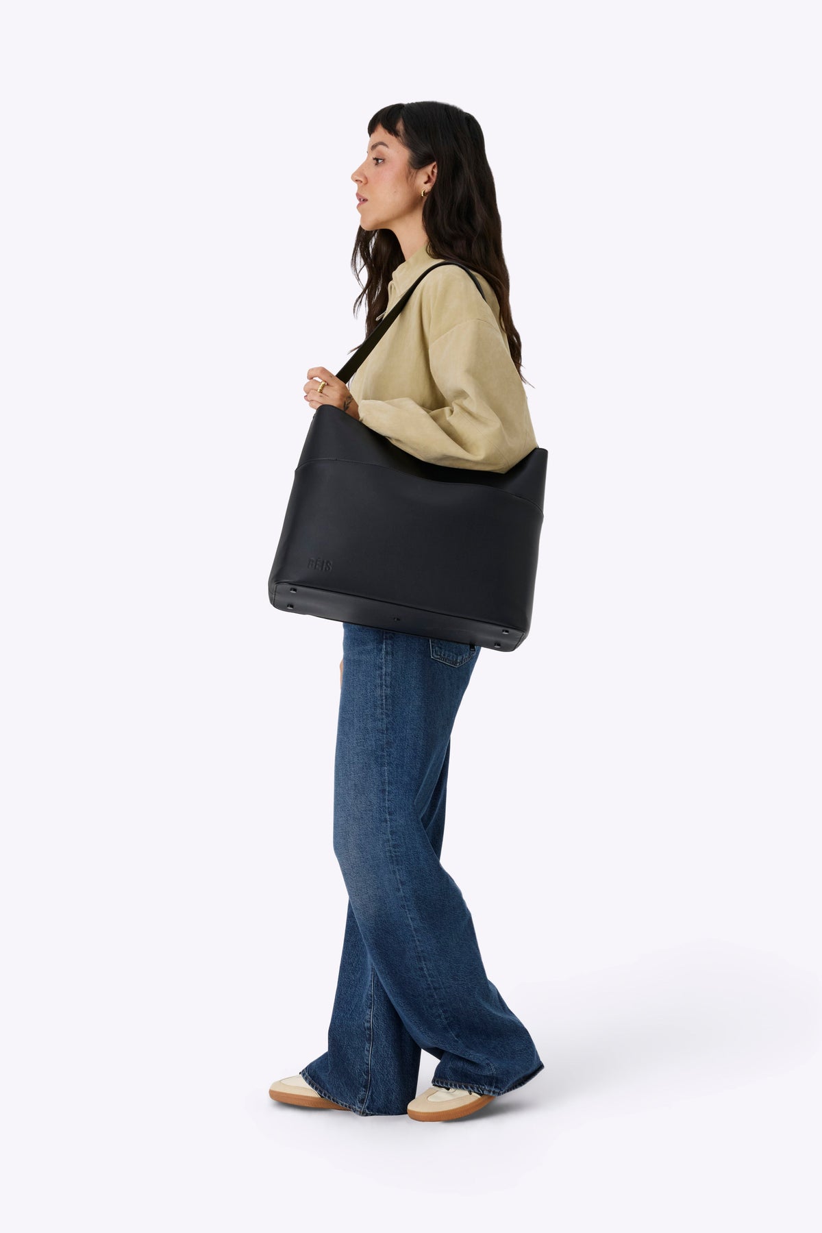 Die Wickeltasche in Schwarz