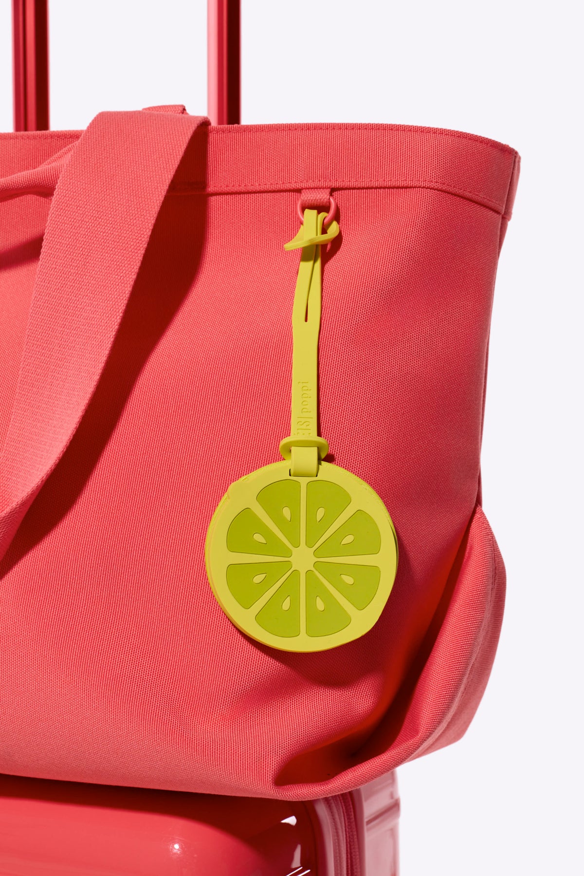 BÉIS x poppi L'Etichetta Bagaglio in Lime