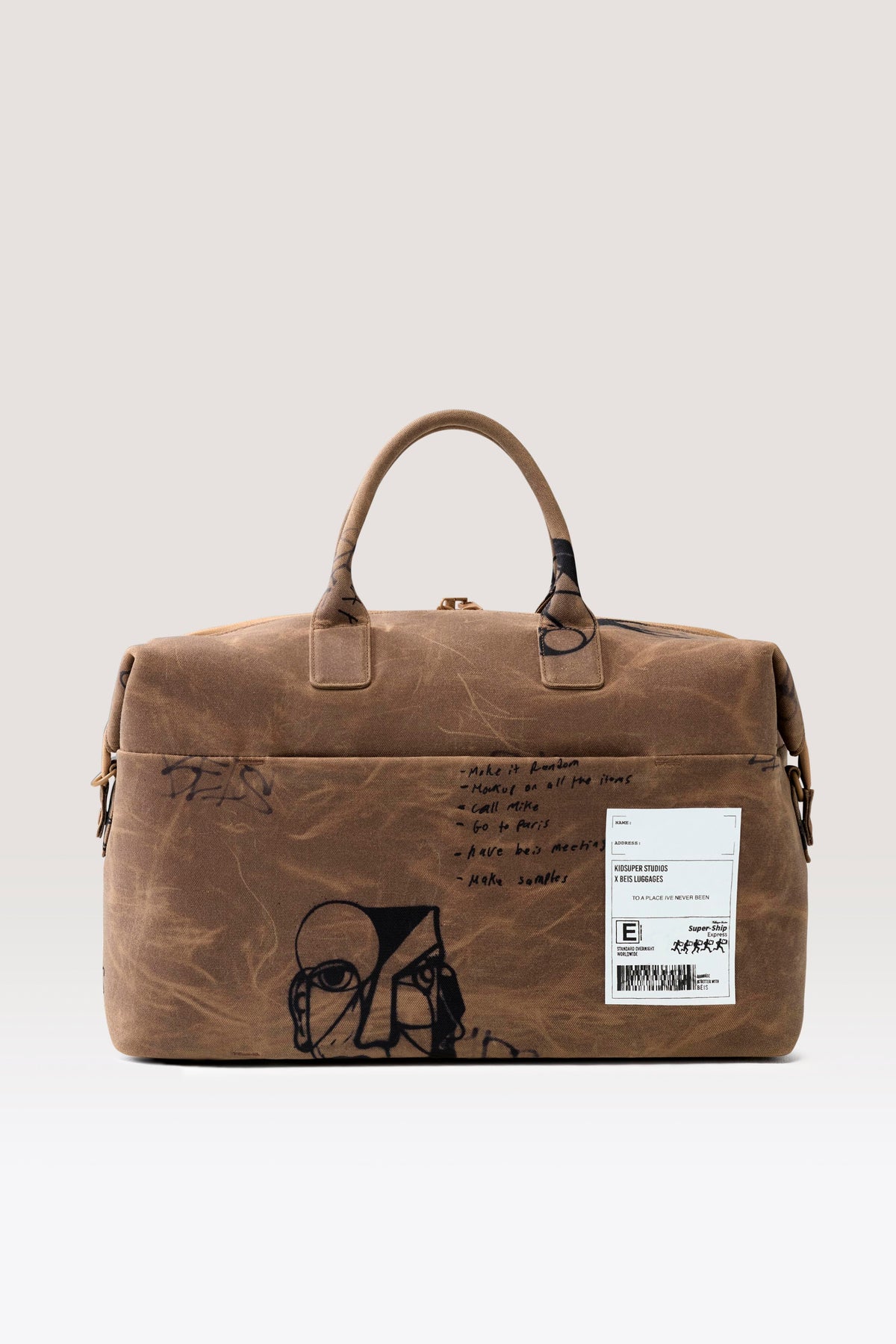 BÉIS x KidSuper Die Carryall Reisetasche in Cargo