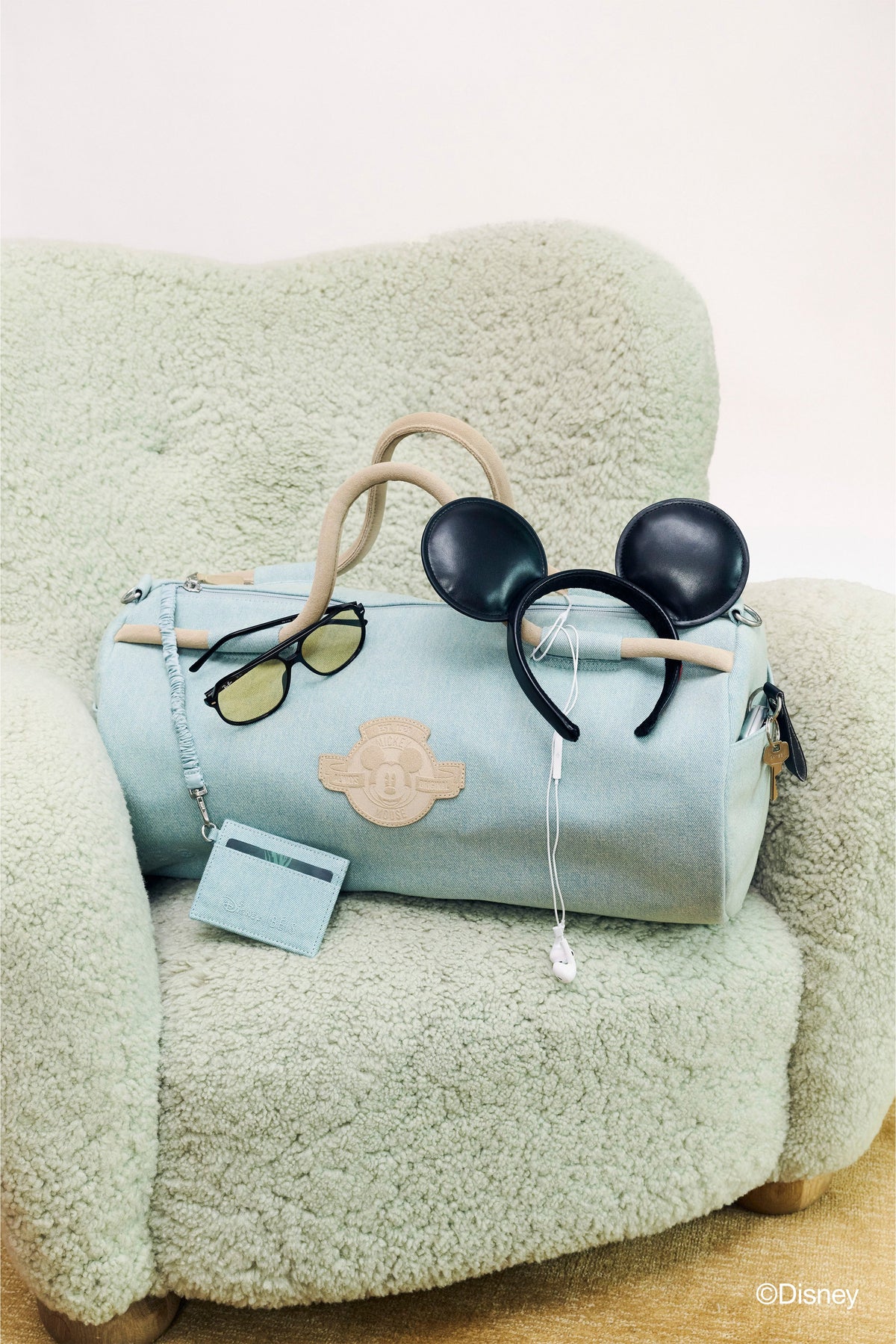 Die Disney Reisetasche groß in Blue Jeans