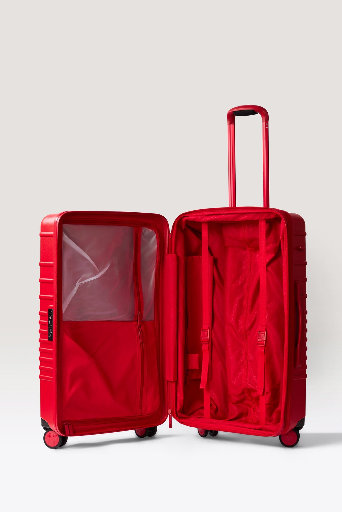 Valise à roulettes Disney format moyen – Rouge Mickey Mouse
