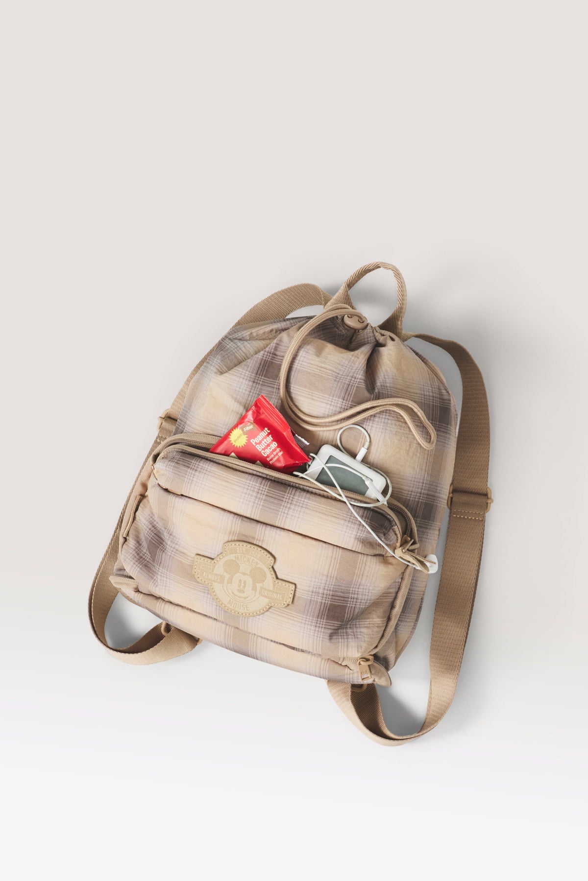 Le sac à dos compact Disney à motif écossais