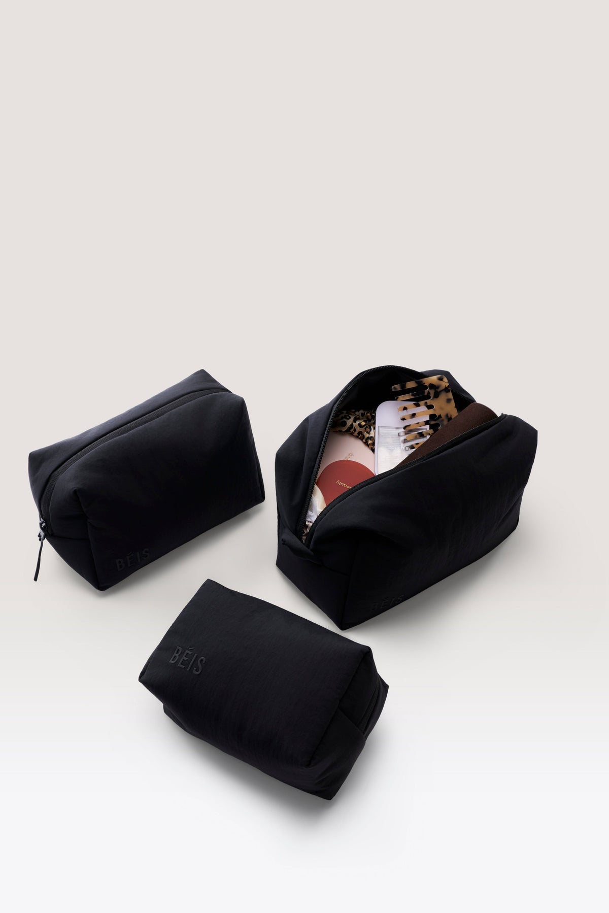 Das Air Pouch Set in Schwarz