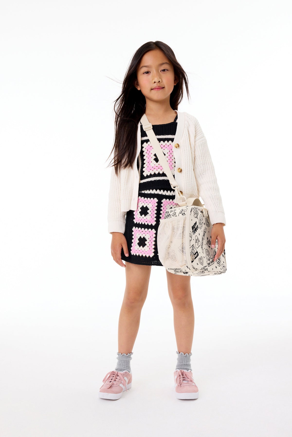 La lonchera infantil con estampado de garabatos