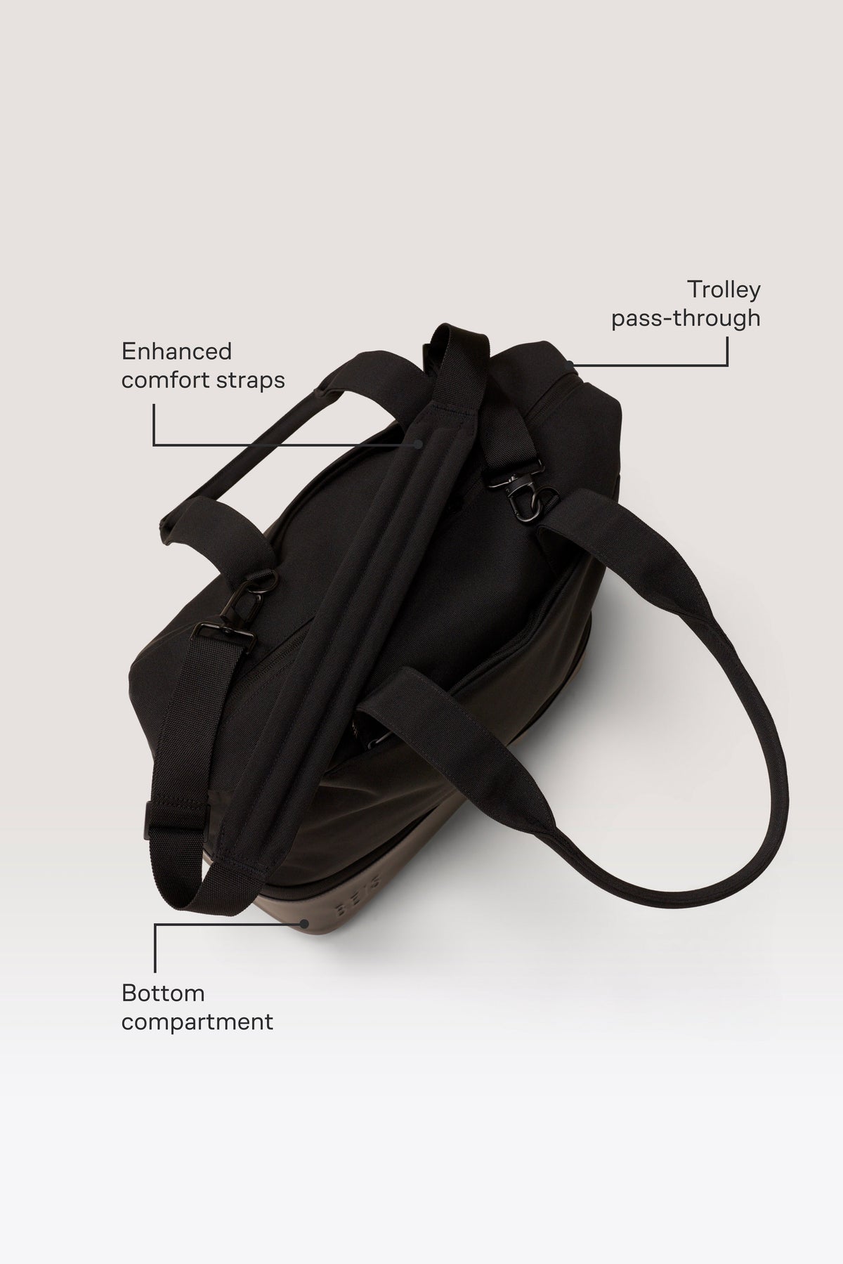 Le Mini Weekender en noir