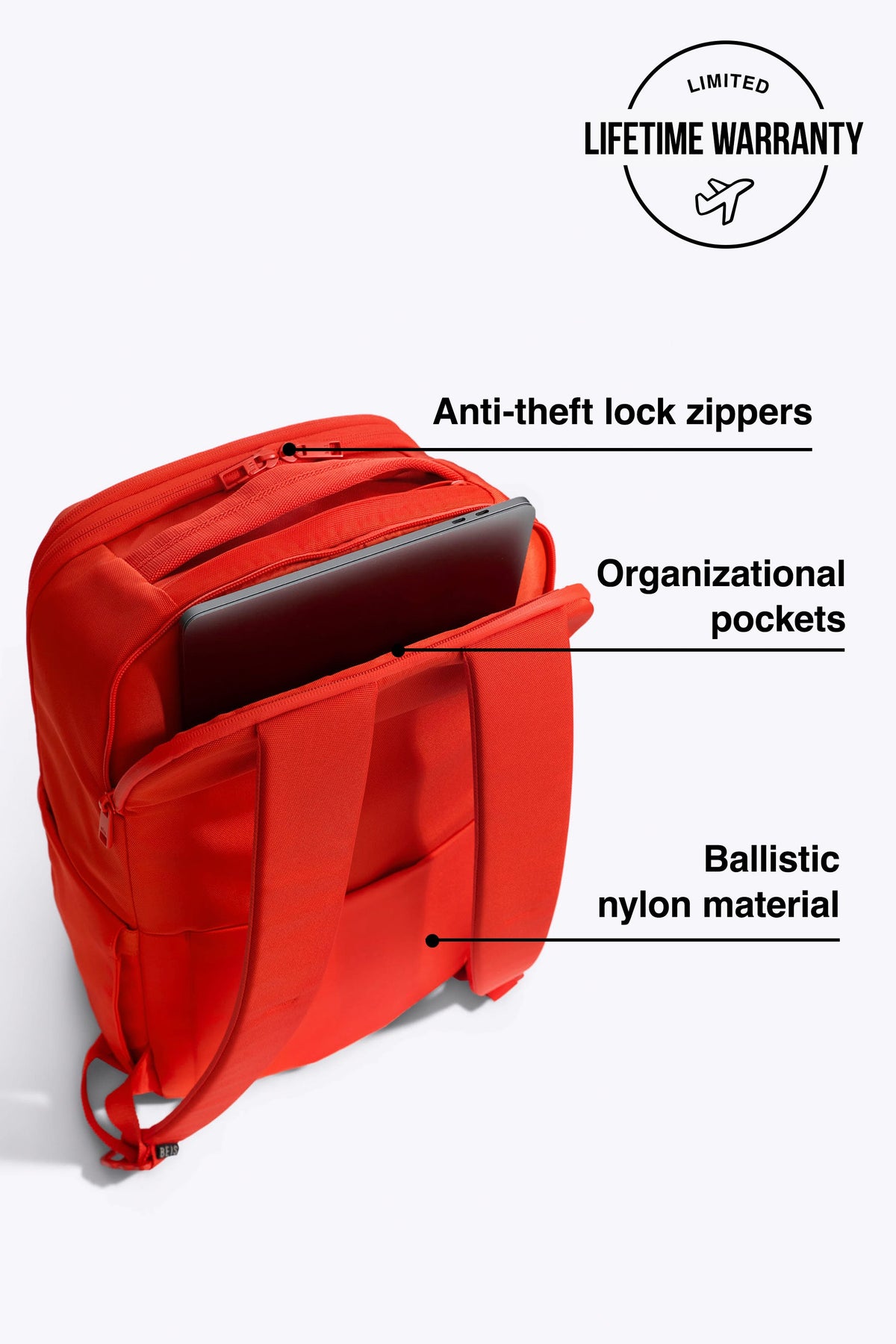 Der Pro Travel Backpack in Flame