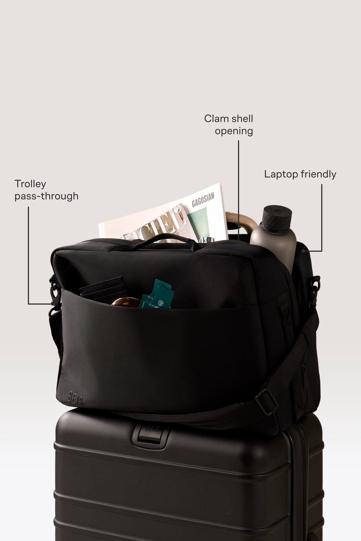 Le sac de voyage ultime en noir