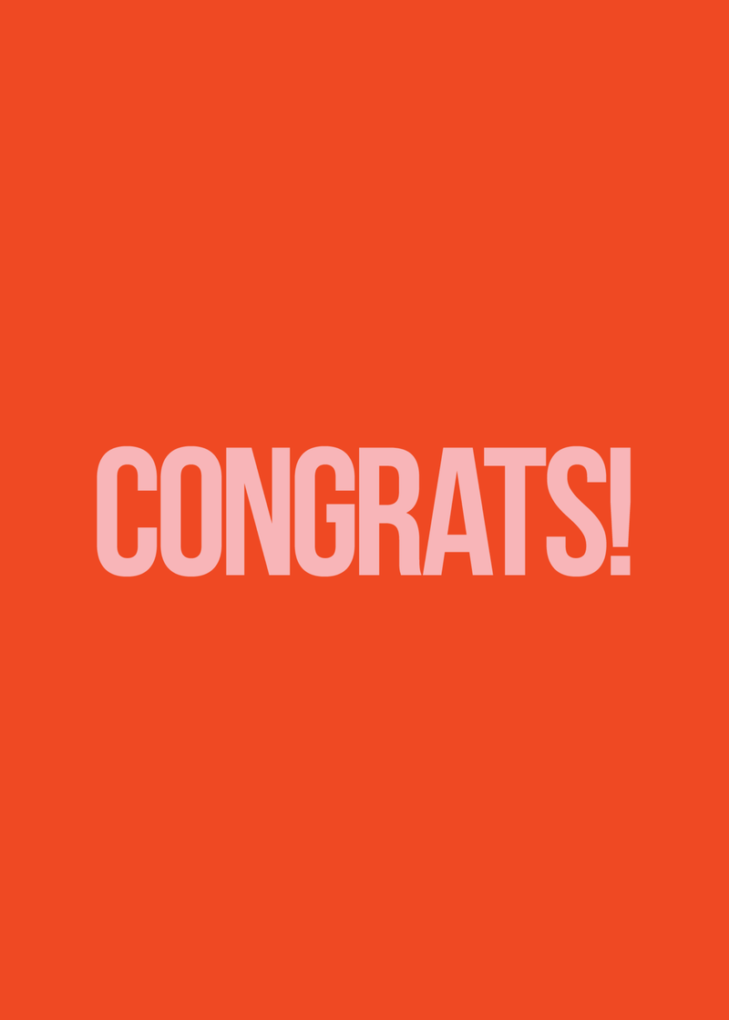 Tarjeta de felicitación