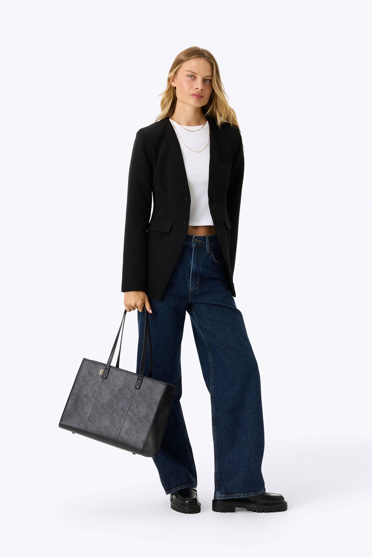 The Work Tote in Black
