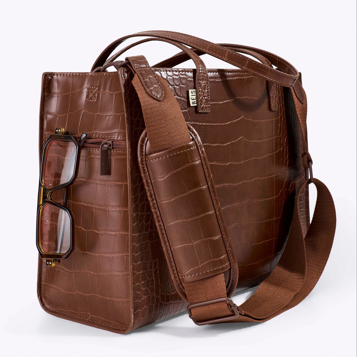 El bolso tote de trabajo en Maple Croc