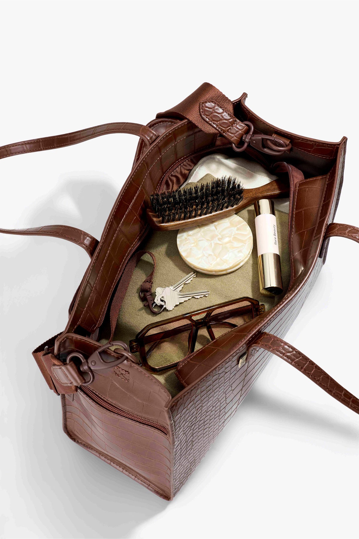 El bolso tote de trabajo en Maple Croc