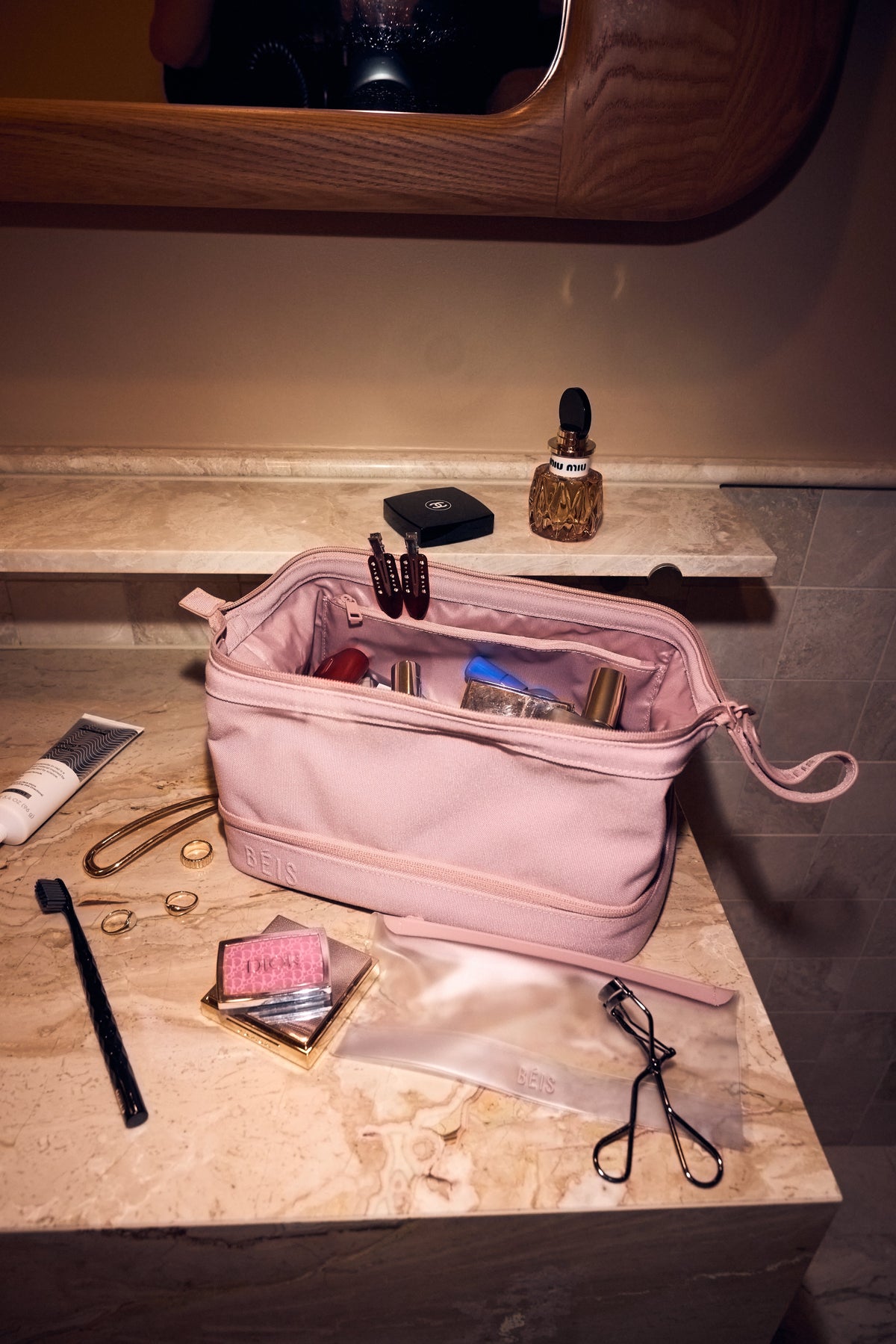 La trousse de toilette en rose Atlas