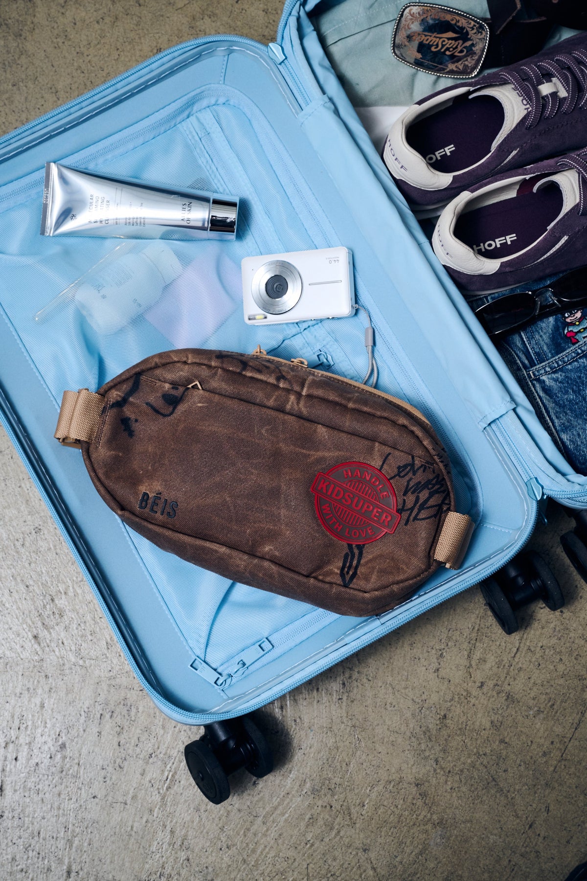 BÉIS x KidSuper Pro Travel Crossbody in Cargo