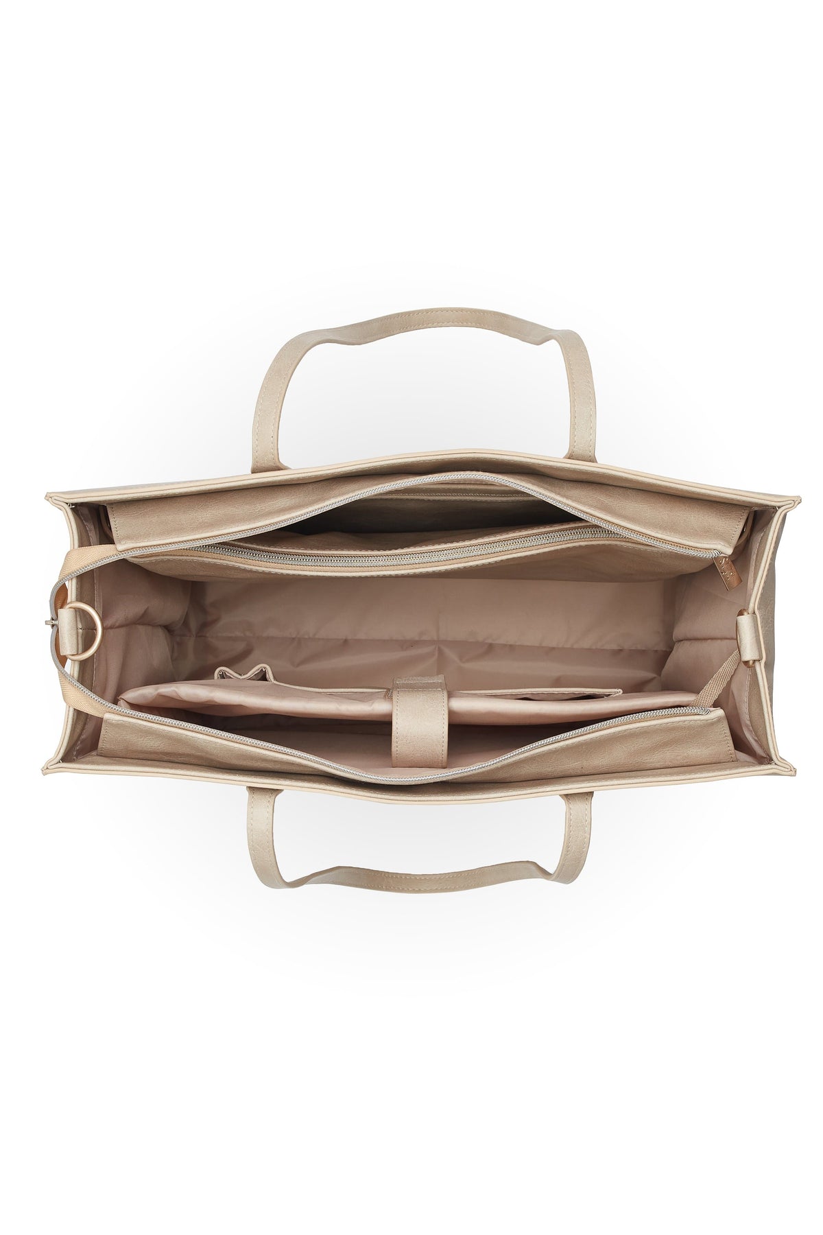 Die große Tragetasche in Beige