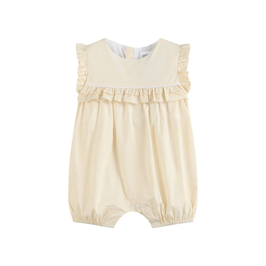 Light Yellow Ruffle Jumper Romper