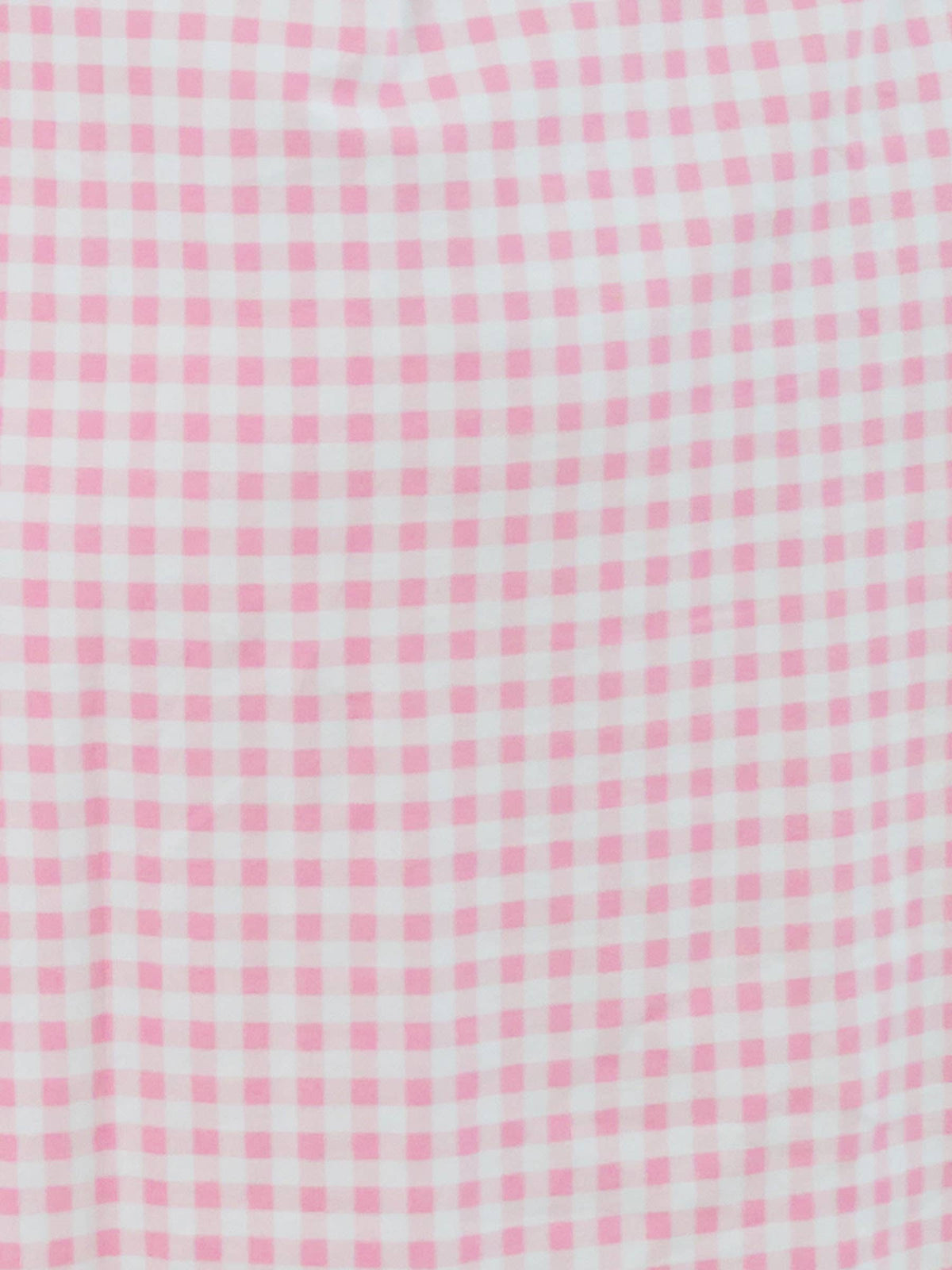 SoftSnooze™ Baby Mädchen Baumwoll-Modal Schlafkleid mit Rüschen und Knoten-Saum in Pink-Gingham mit passender Schleifenmütze