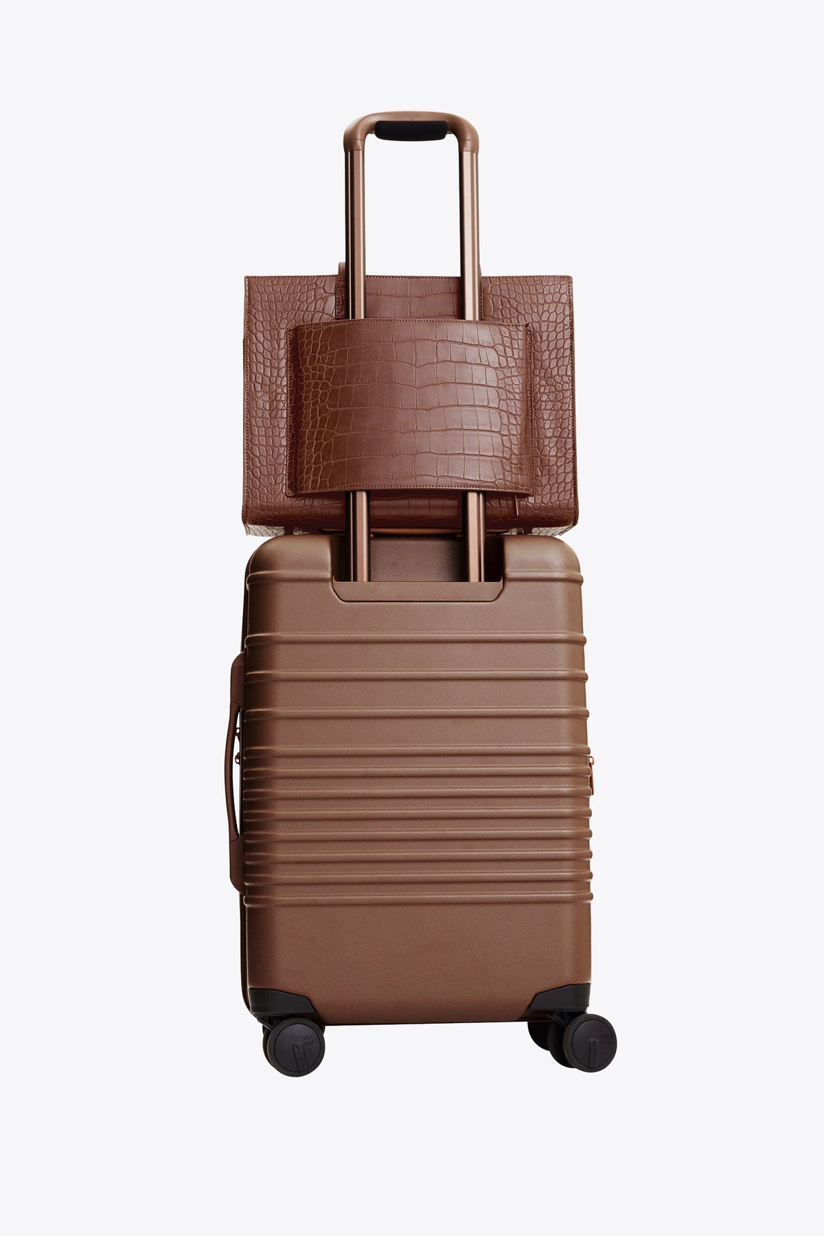 El bolso tote de trabajo en Maple Croc