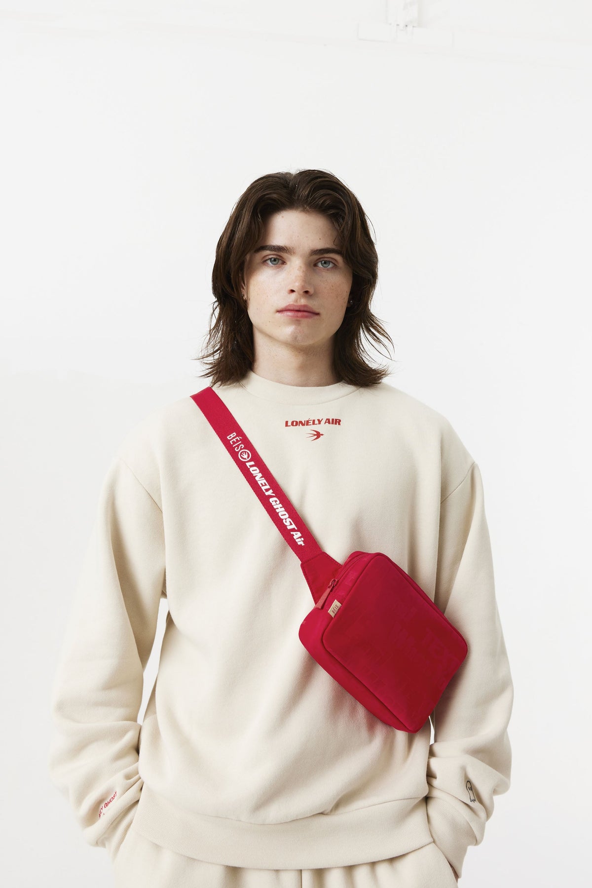 Die Gürteltasche in Text Me Red