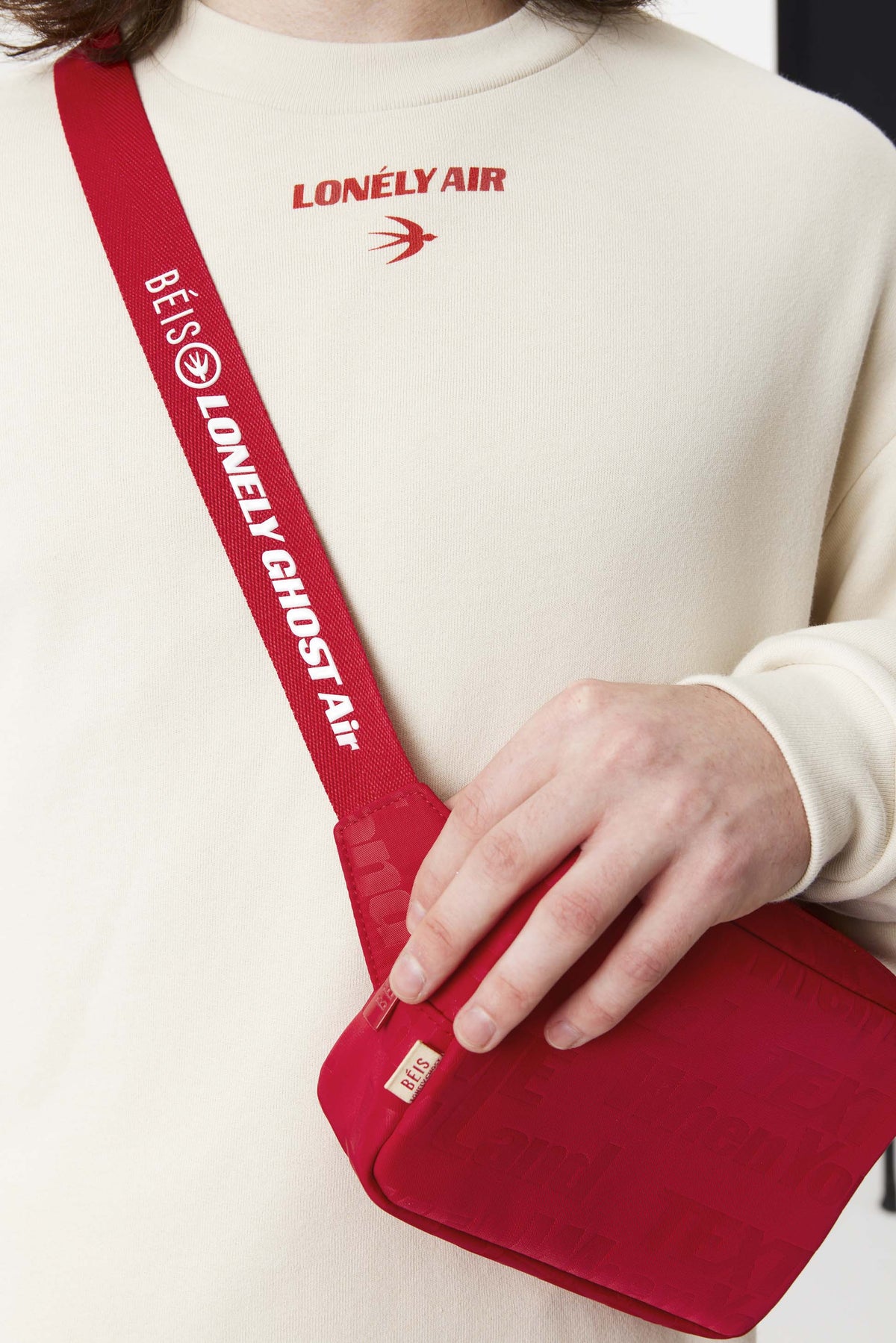 Die Gürteltasche in Text Me Red