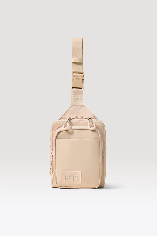 El bolso deportivo cruzado en beige