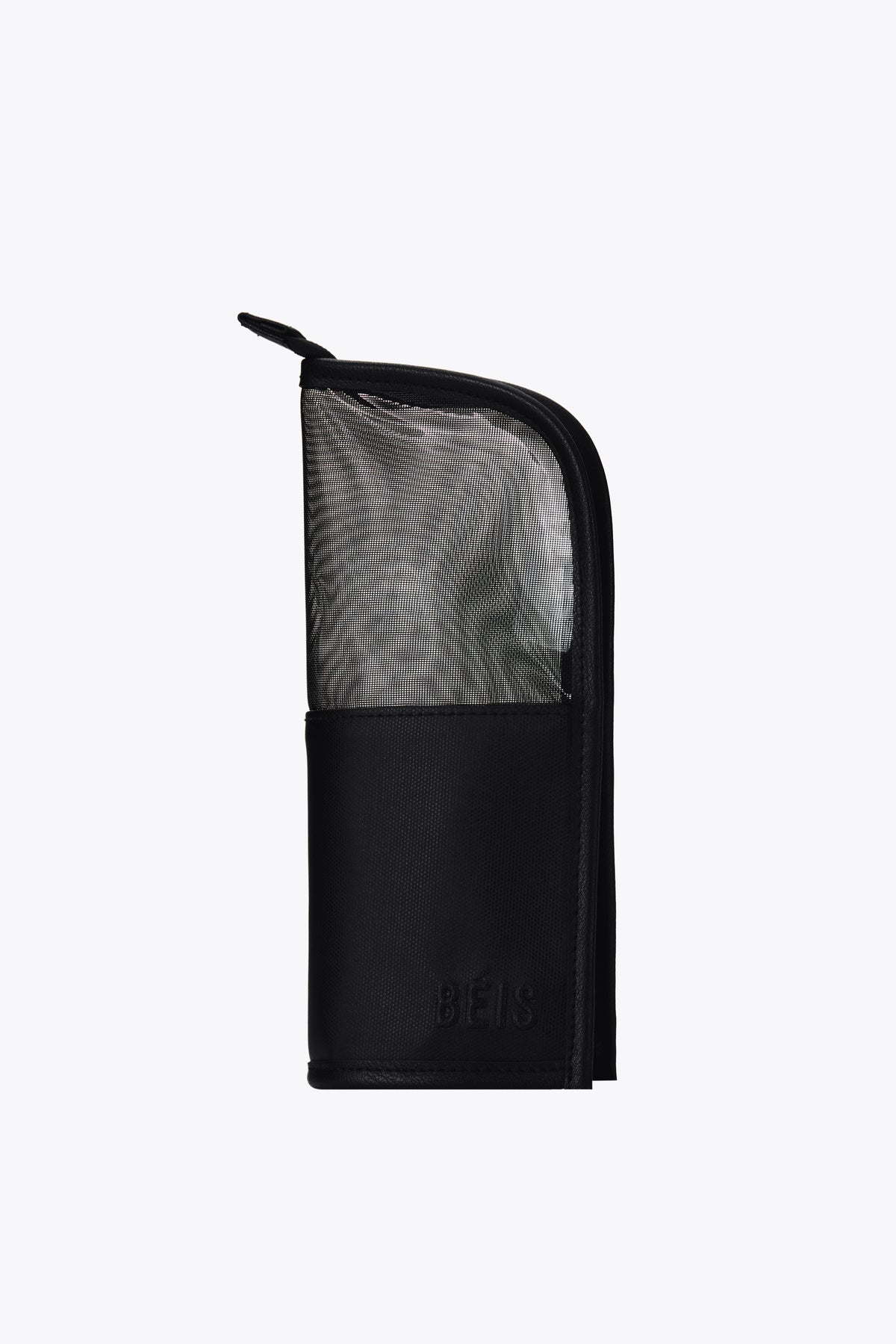 La trousse à pinceaux de maquillage noire