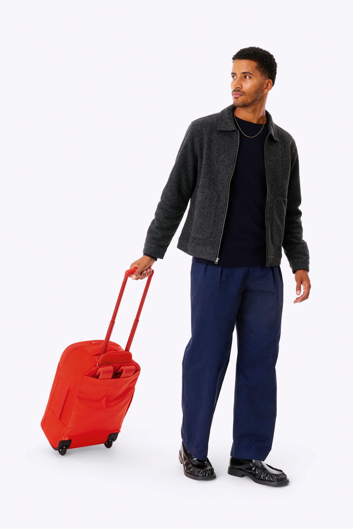 The Pro Rolling Backpack in Flame