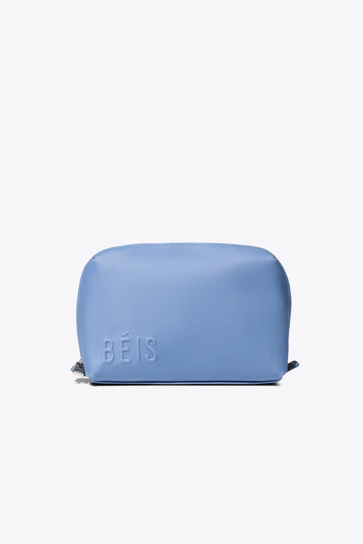 La pochette porta trucchi piccola in dusty blue