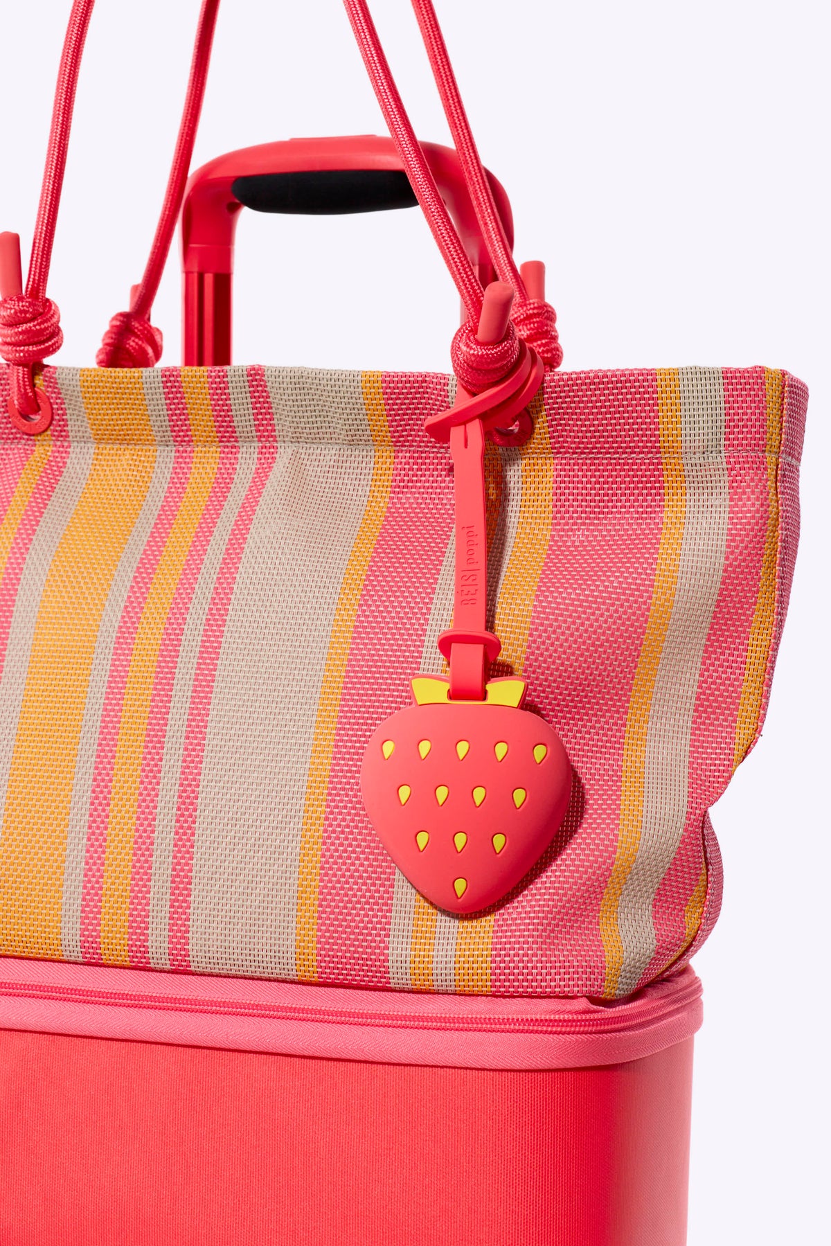 BÉIS x poppi Il charm specchio borsa in strawberry