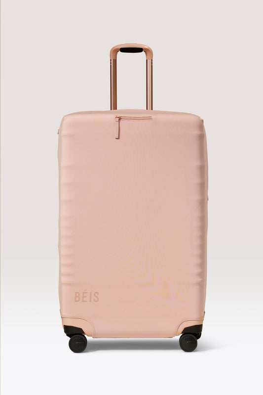 Großer Kofferüberzug in Atlas Pink