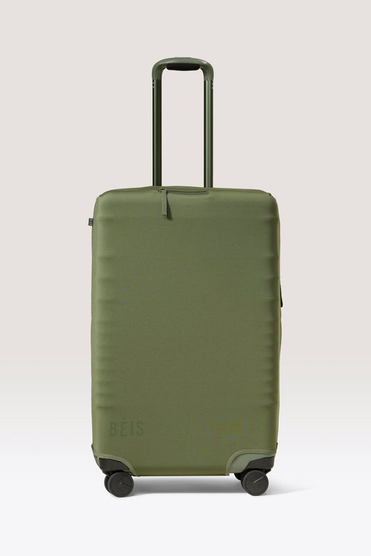 Housse pour bagage en soute moyen format, coloris olive