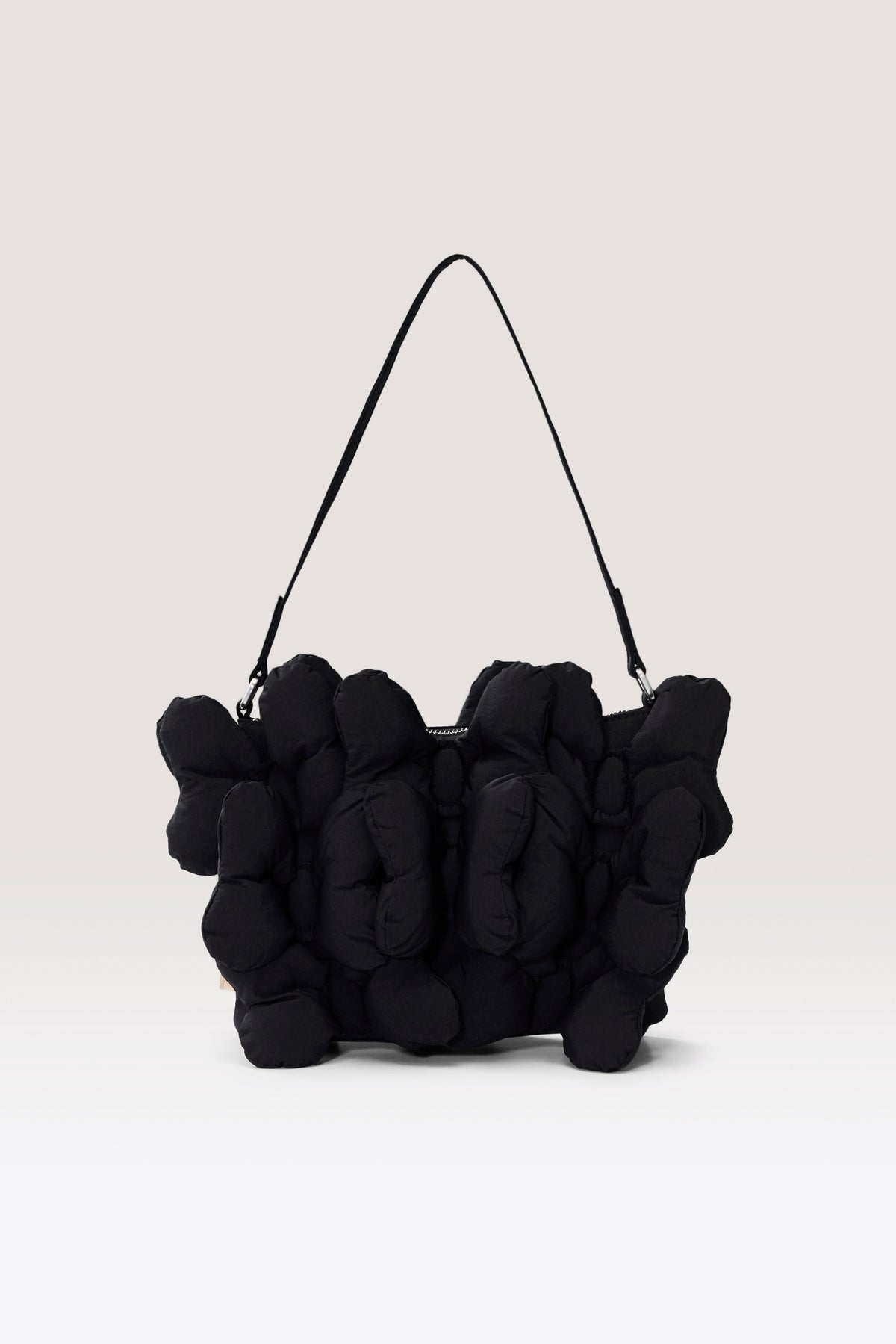 La Minnie Bow Handbag in Nero