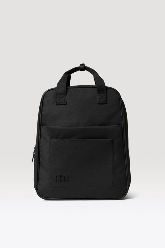 Der erweiterbare Rucksack in Schwarz