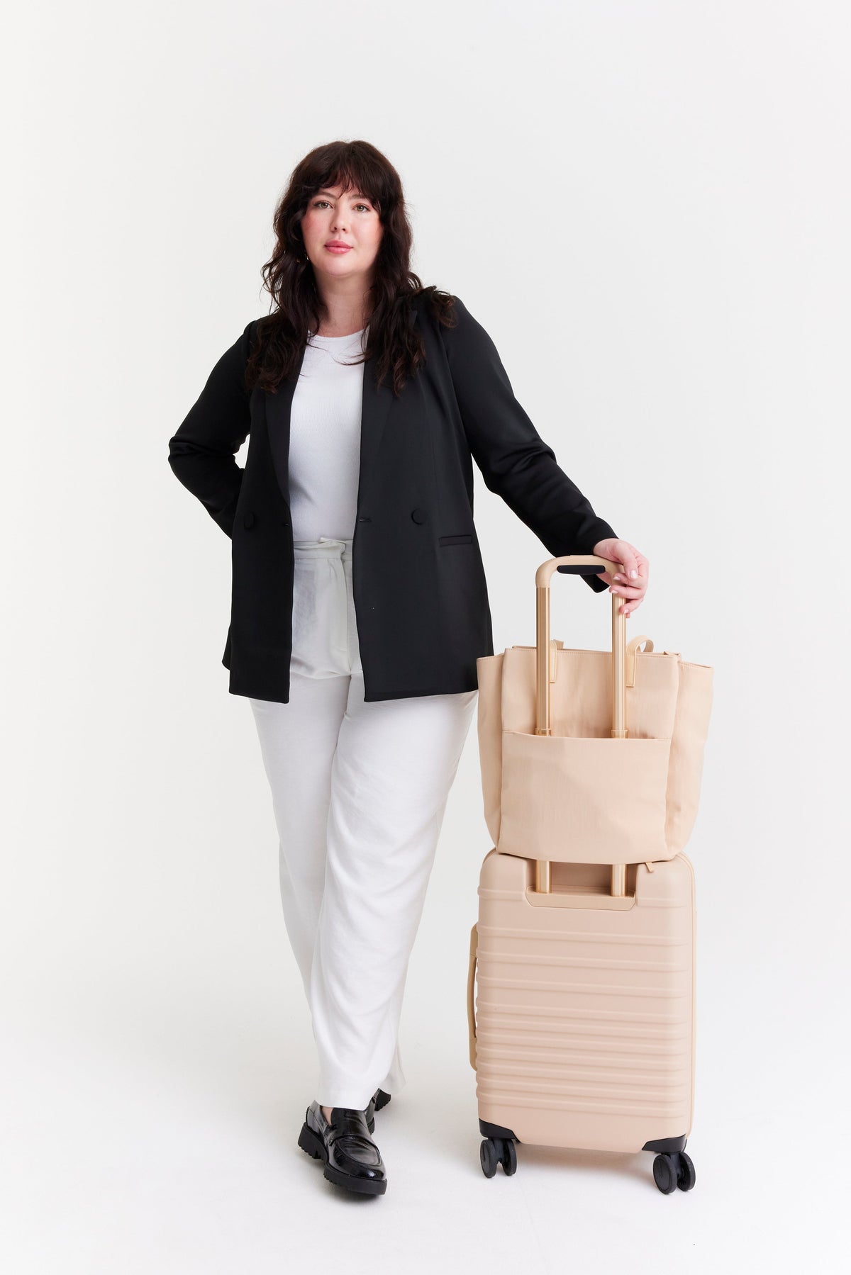 La bolsa tote para ir al trabajo en beige