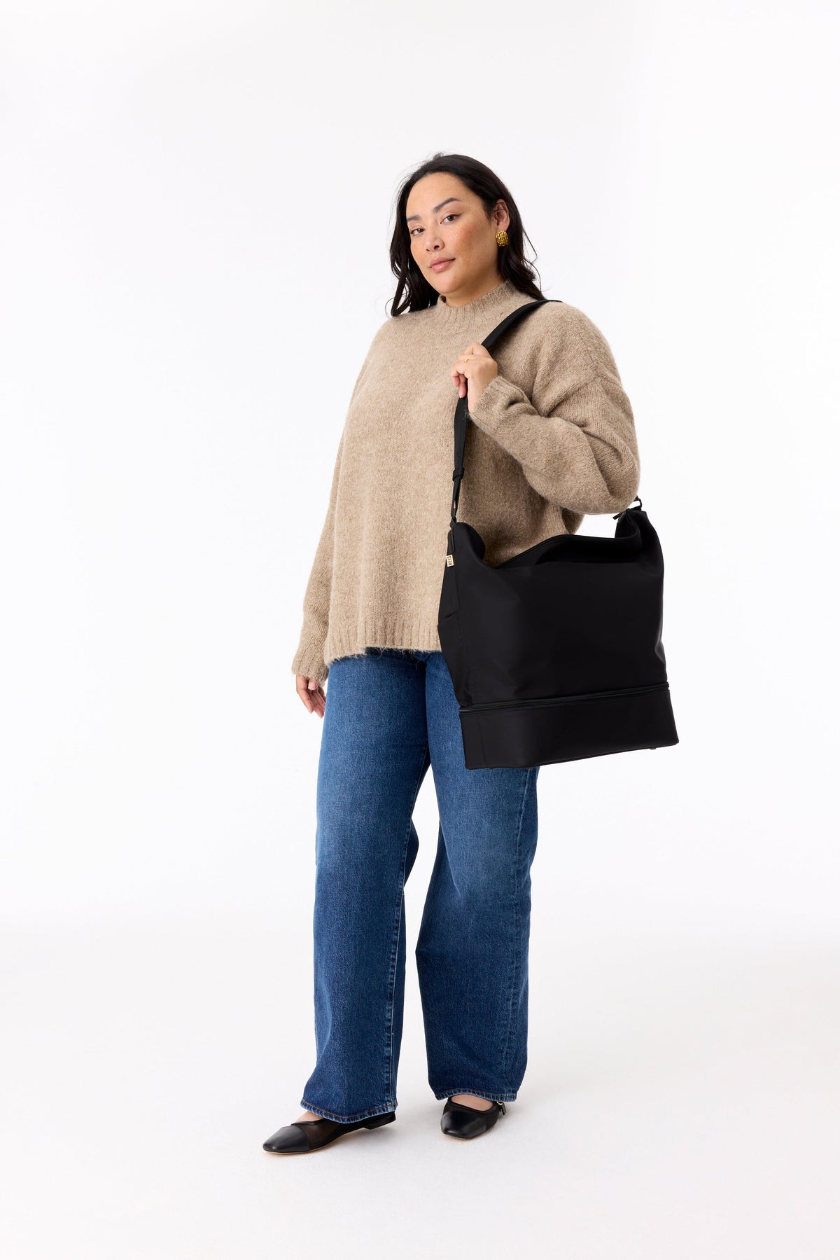 Der Crescent Weekender in Schwarz