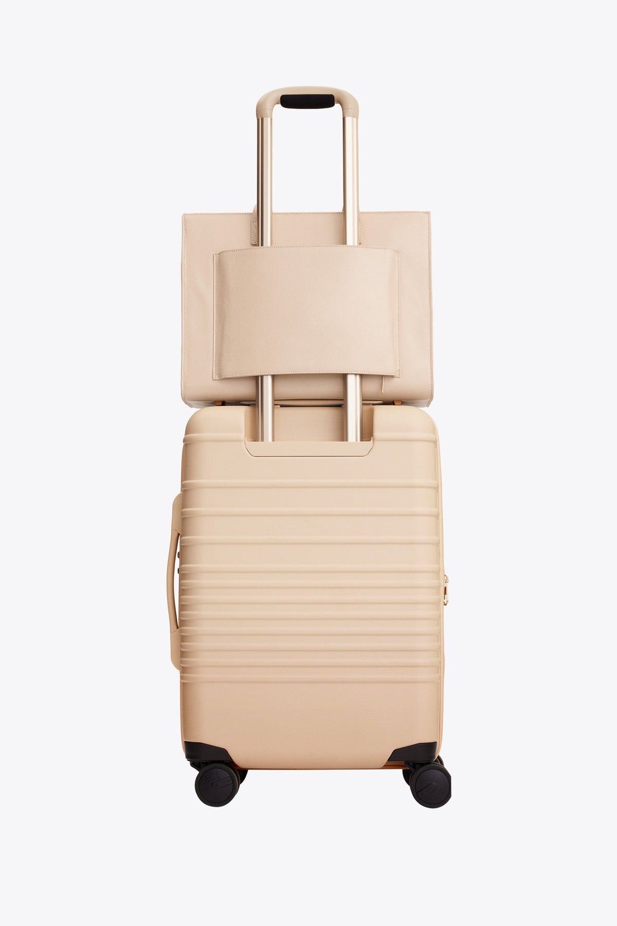 El bolso de trabajo en beige