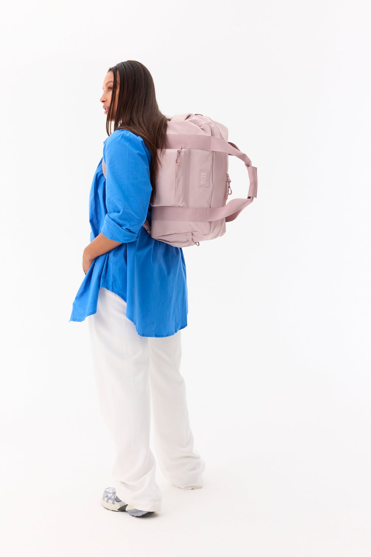 Der Sport-Duffle-Rucksack in Atlas Pink