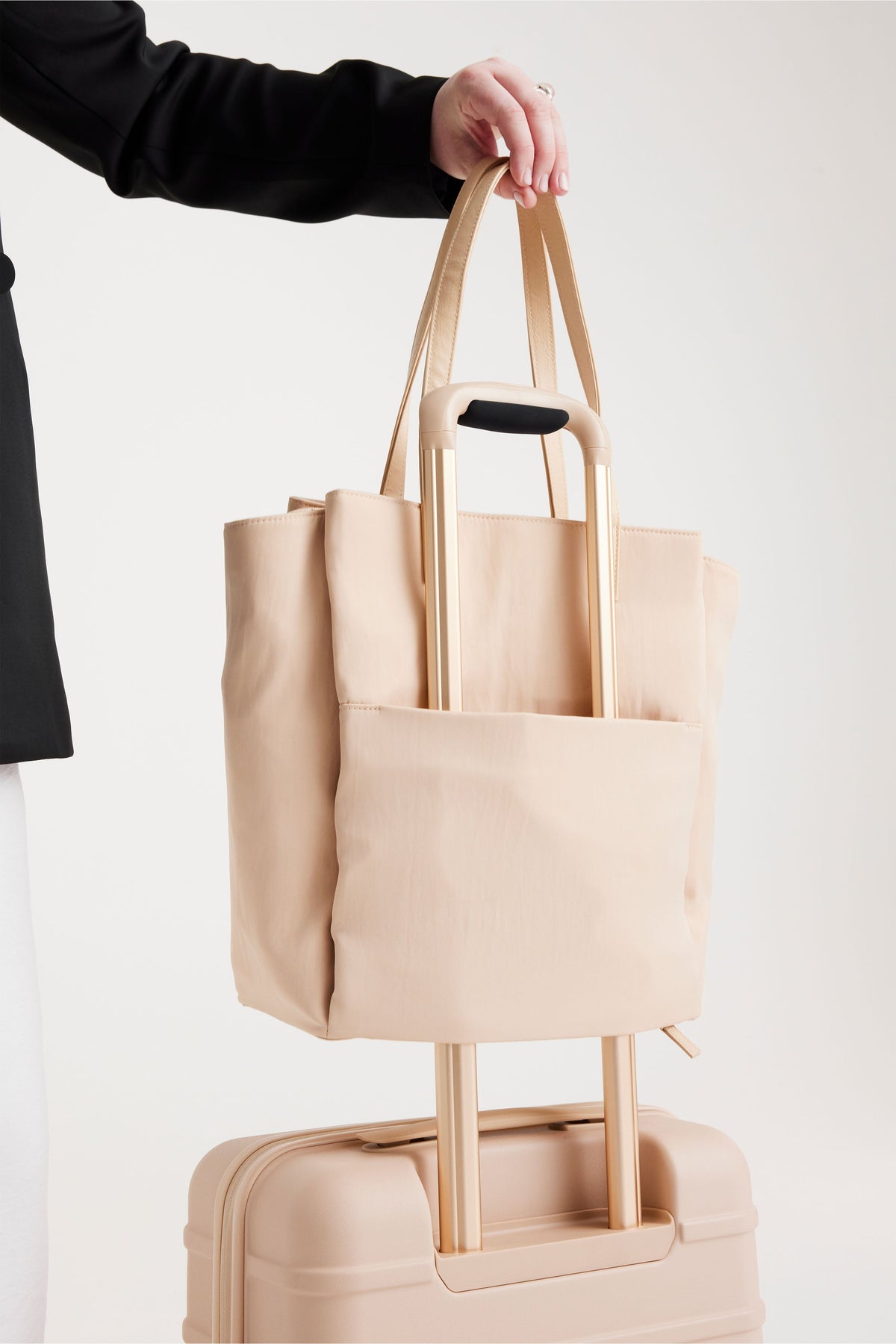 La bolsa tote para ir al trabajo en beige